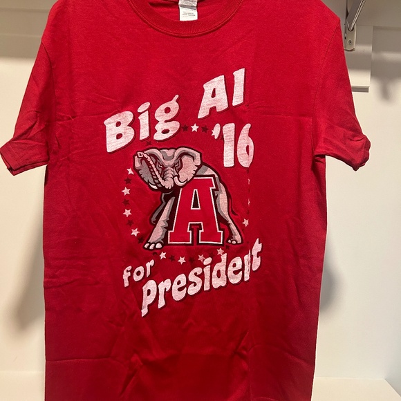 Big Al 2016 for President Alabama Crimson Tide Football Red T-shirt - Picture 1 of 4